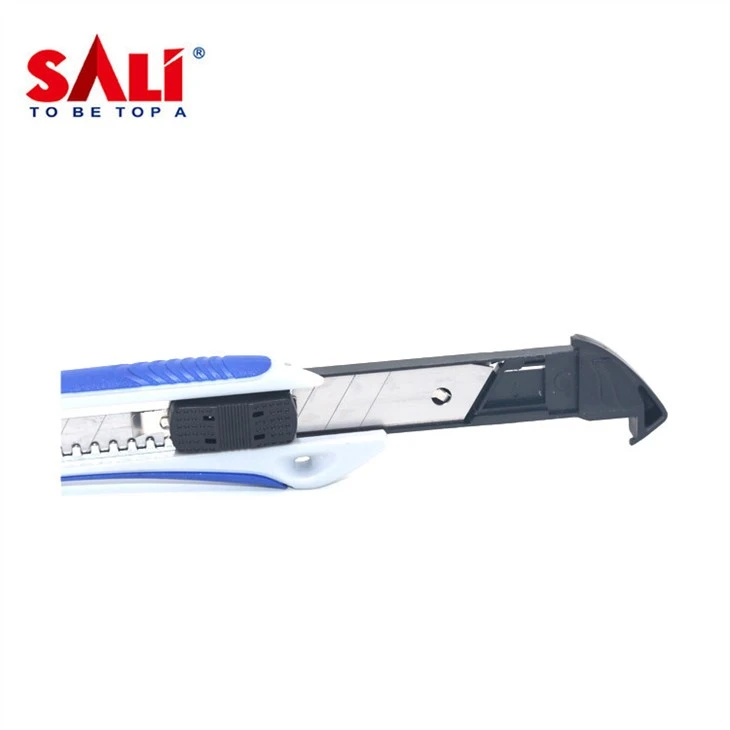 ABS+TPR retractable utility knife 1+3blade (2)